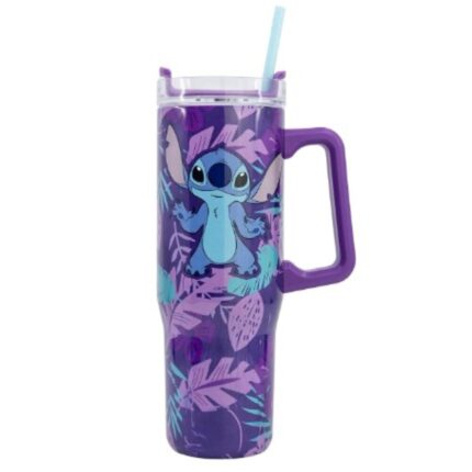 ΘΕΡΜΟΣ ΤΑΞΙΔΙΟΥ XL DISNEY STITCH PURPLE FLOWER