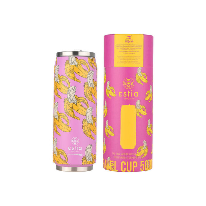 ΘΕΡΜΟΣ ΑΝΟΞΕΙΔΩΤΟΣ EΣΤΙΑ TRAVEL CUP BANANA SWIRL