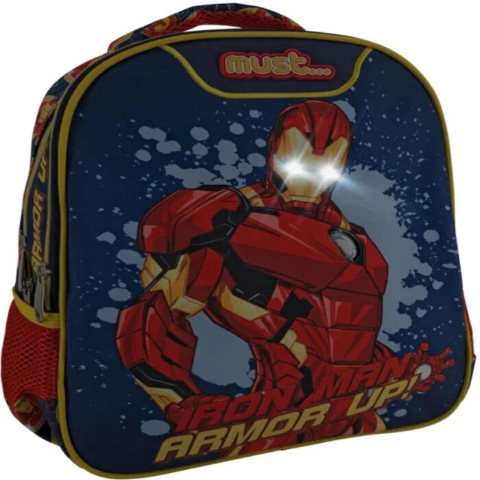 ΤΣΑΝΤΑ ΠΛΑΤΗΣ MUST MARVEL IRON MAN ARMOR UP LED