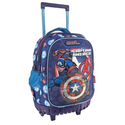 ΤΣΑΝΤΑ TROLLEY MUST AVENGERS CAPTAIN AMERICA SUPER SOLDIER