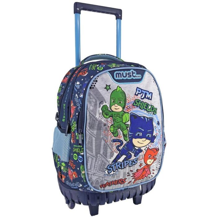 ΤΣΑΝΤΑ TROLLEY MUST PJ MASKS ANYONE CAN BE HERO