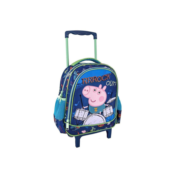 ΤΣΑΝΤΑ TROLLEY PEPPA PIG GEORGE ROCK